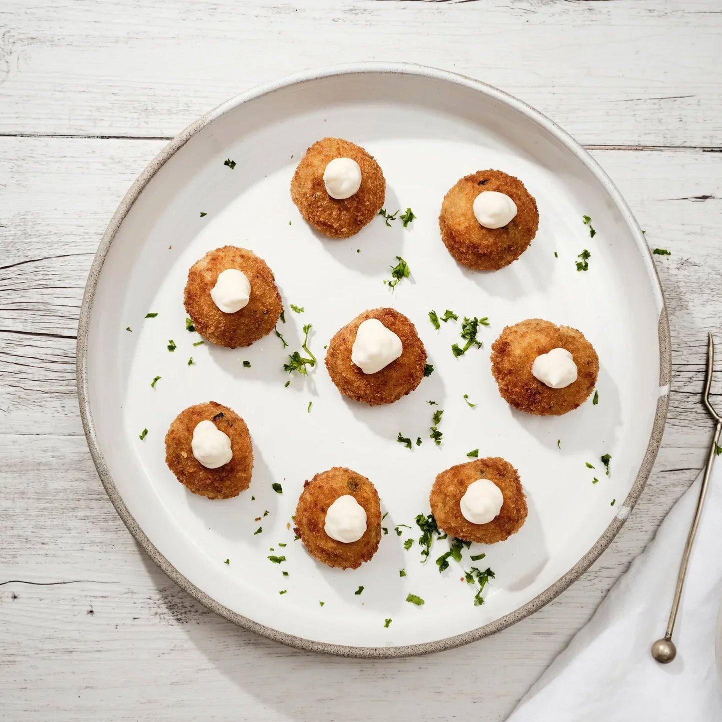 Tomato, Basil & Smoked Mozzarella Arancini (8)