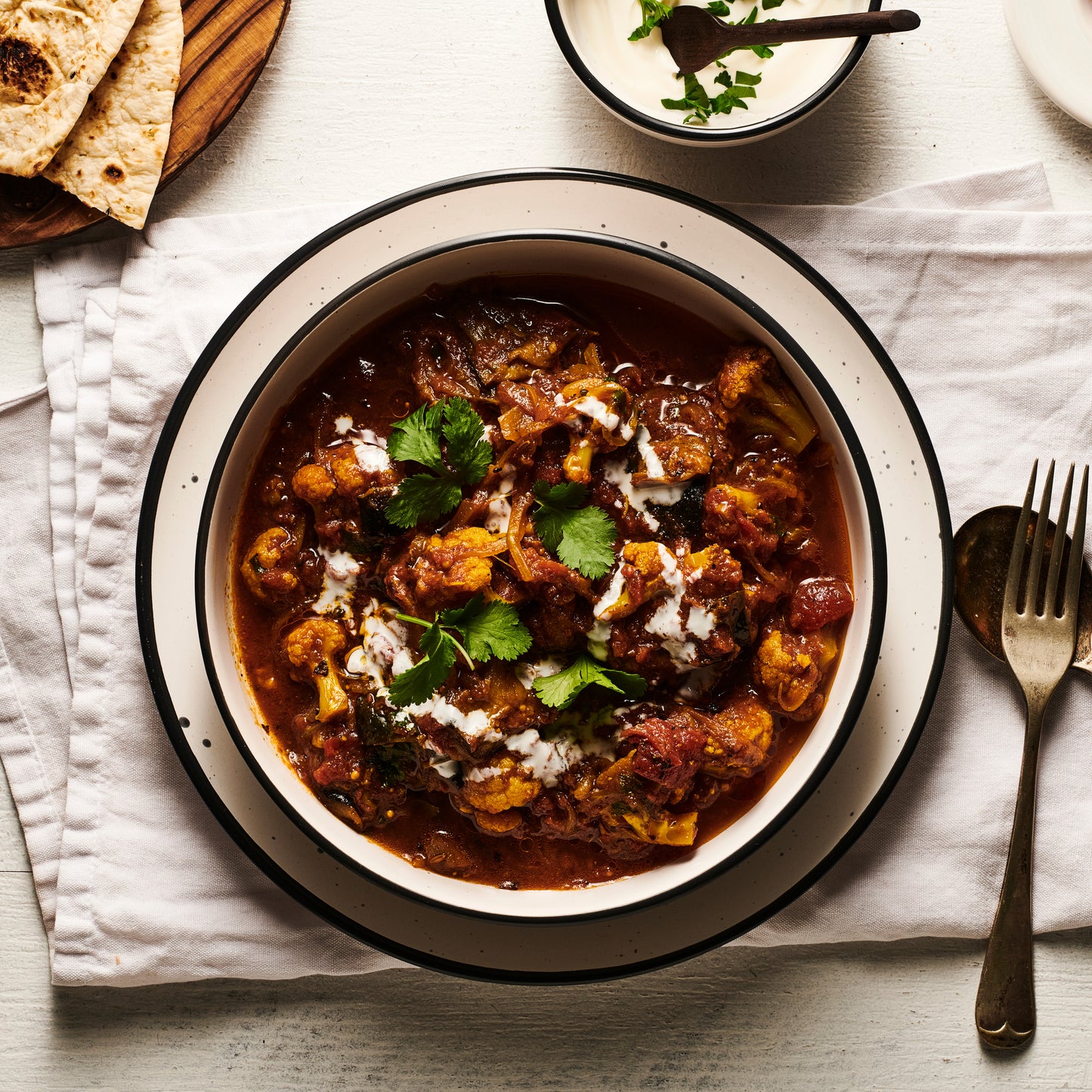 Cauliflower, Eggplant & Tomato Curry