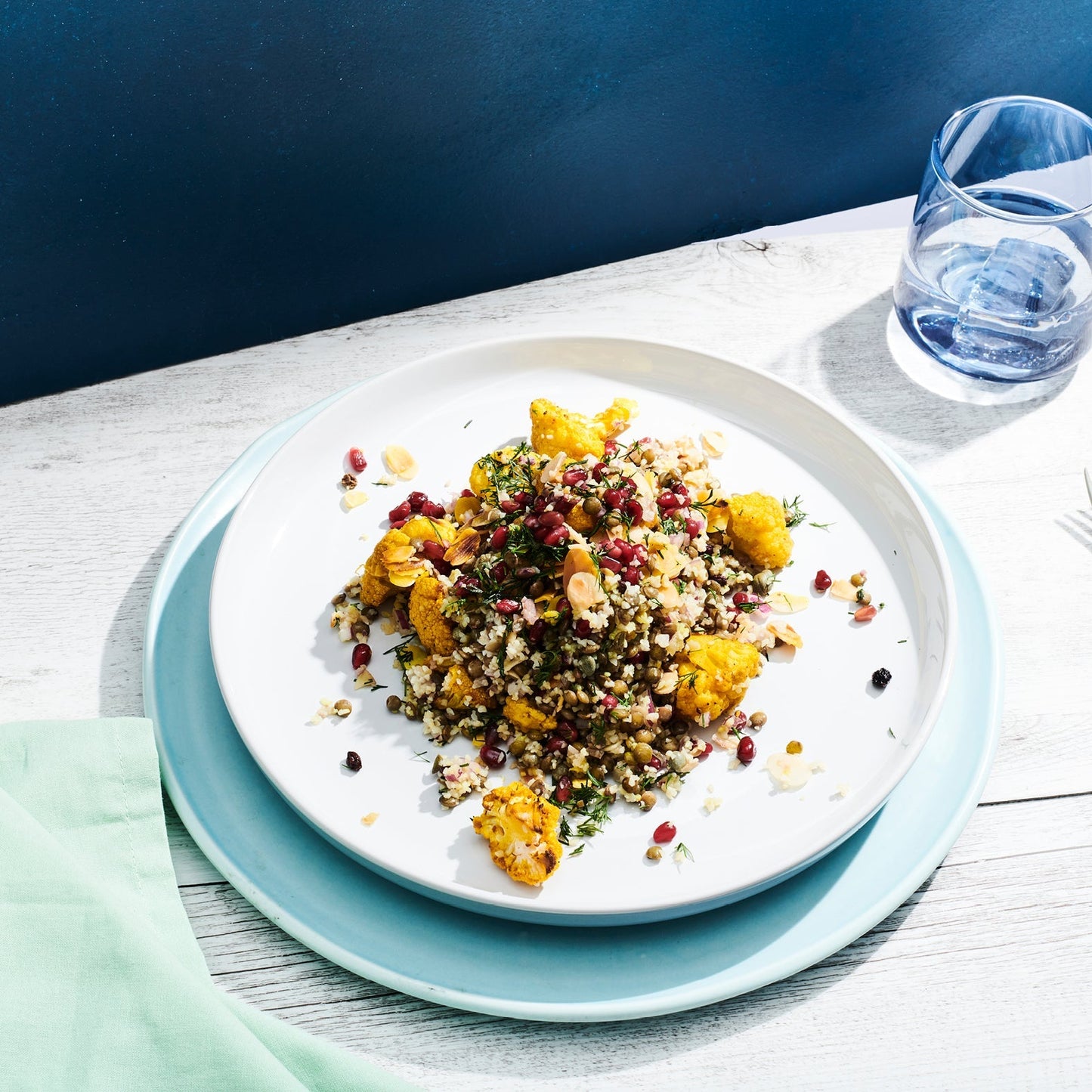 Large Ancient Grain Salad, Feta, Pomegranate Vinaigrette