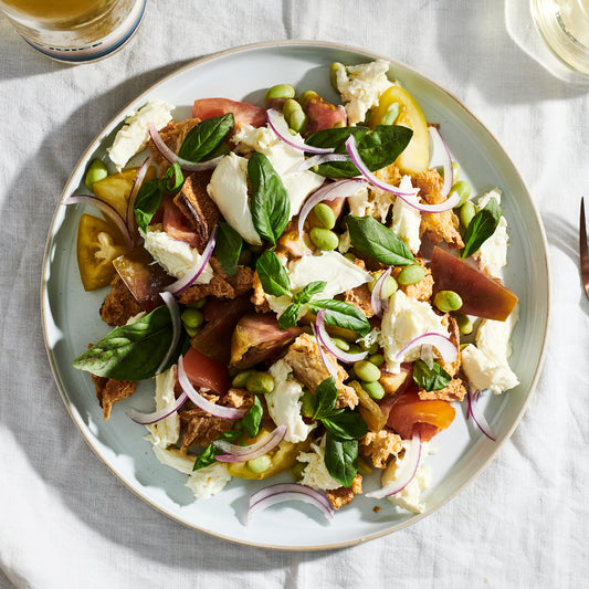 Panzanella Salad, Fior Di Latte, Bread Club Croutons