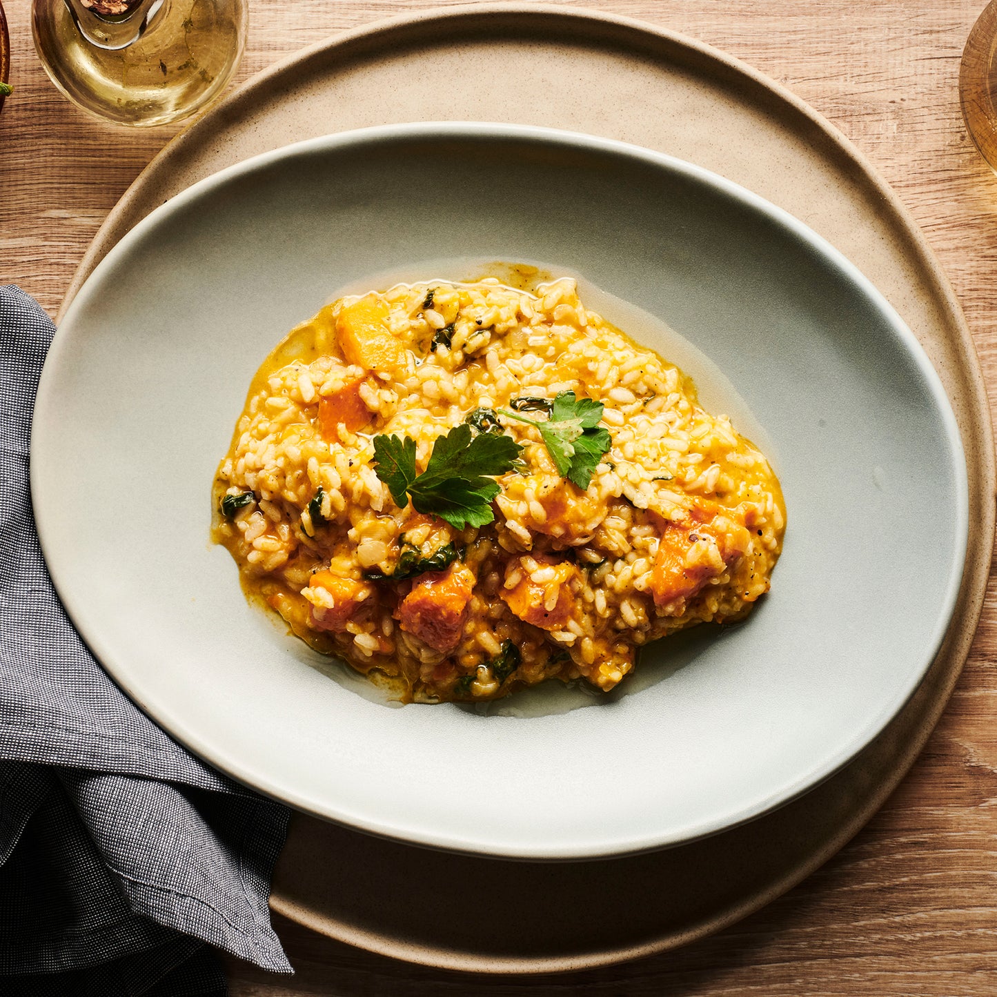 Caramelised Pumpkin, Sage & Parmesan Risotto