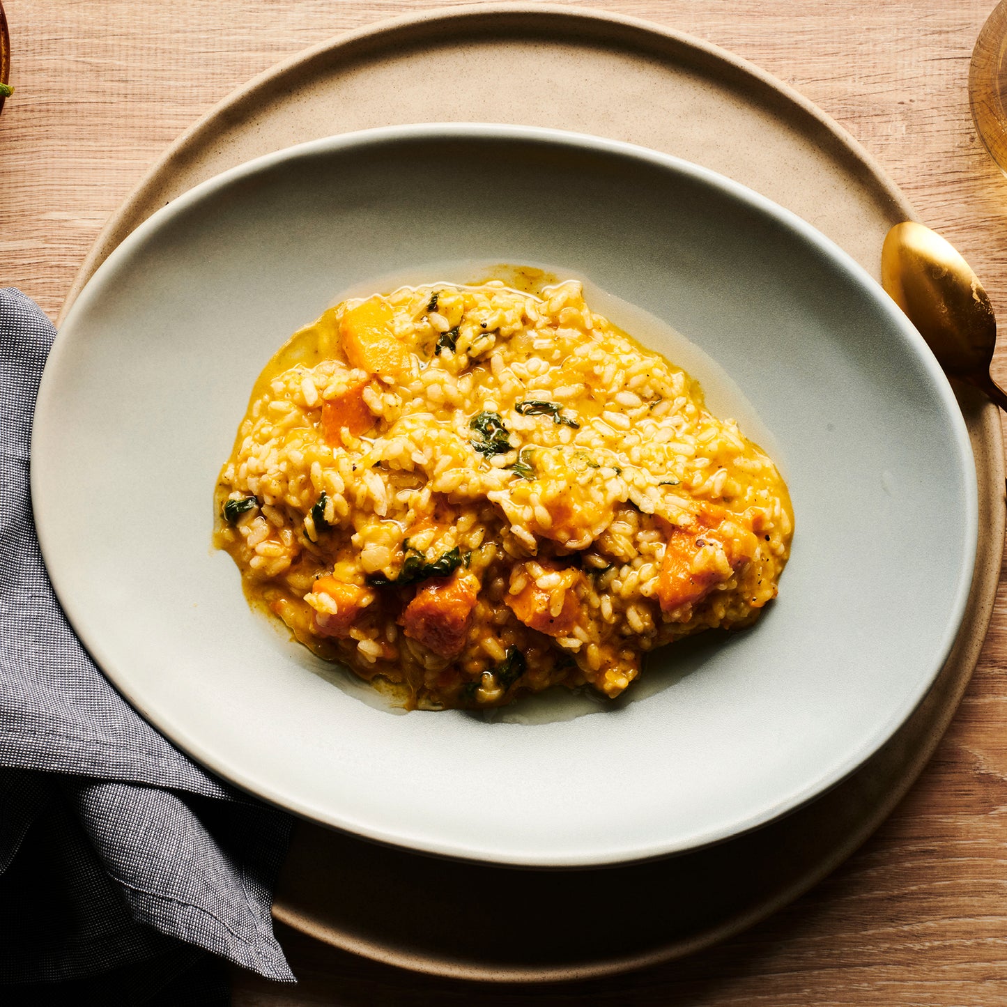 Caramelised Pumpkin, Sage & Parmesan Risotto