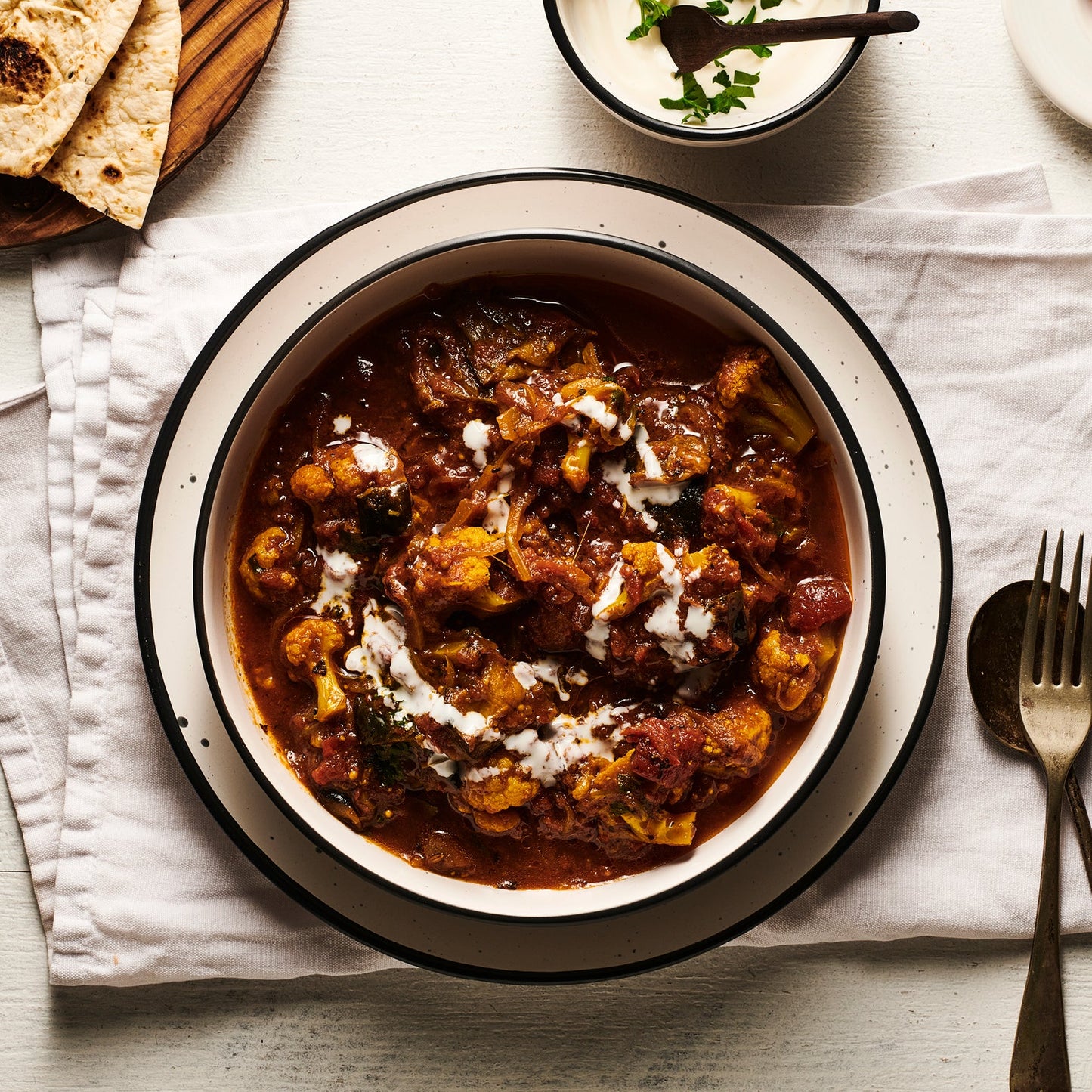 Cauliflower, Eggplant & Tomato Curry