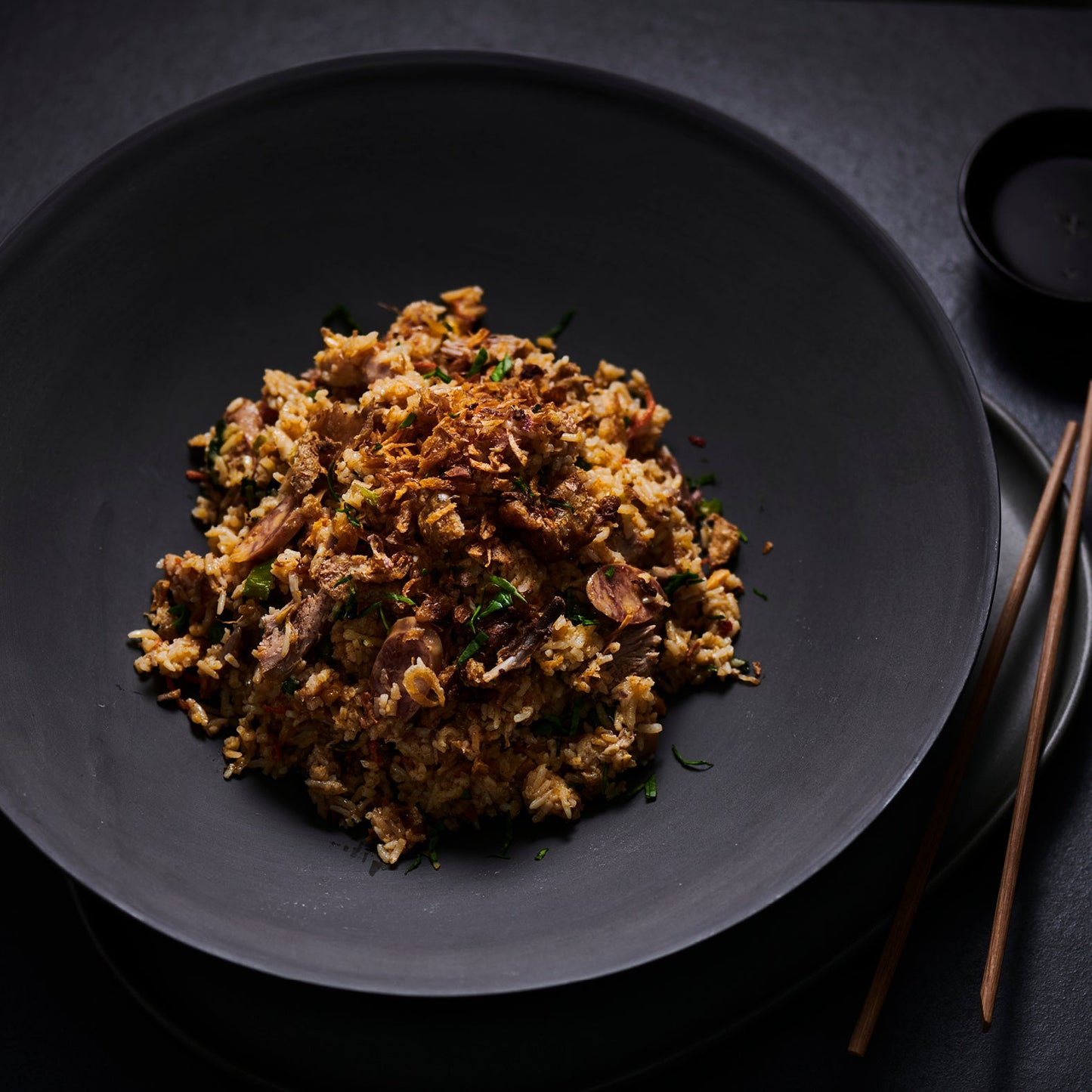 AB's Black Label Roast Duck Fried Rice