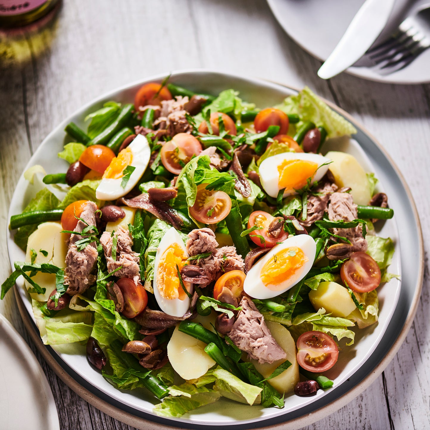 Salmon Nicoise Salad