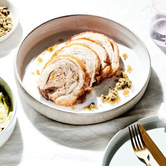 ROASTED PORCHETTA, FENNEL SEED & SWEET PAPRIKA.