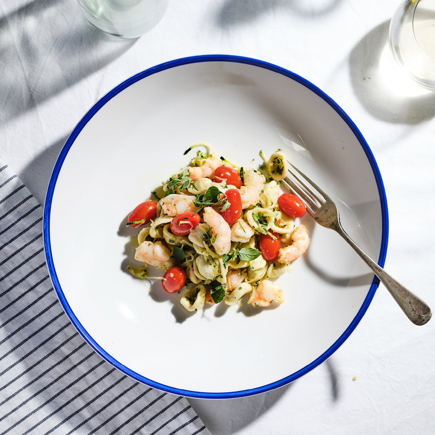 Prawn, Zucchini & Tomato Orecchiette