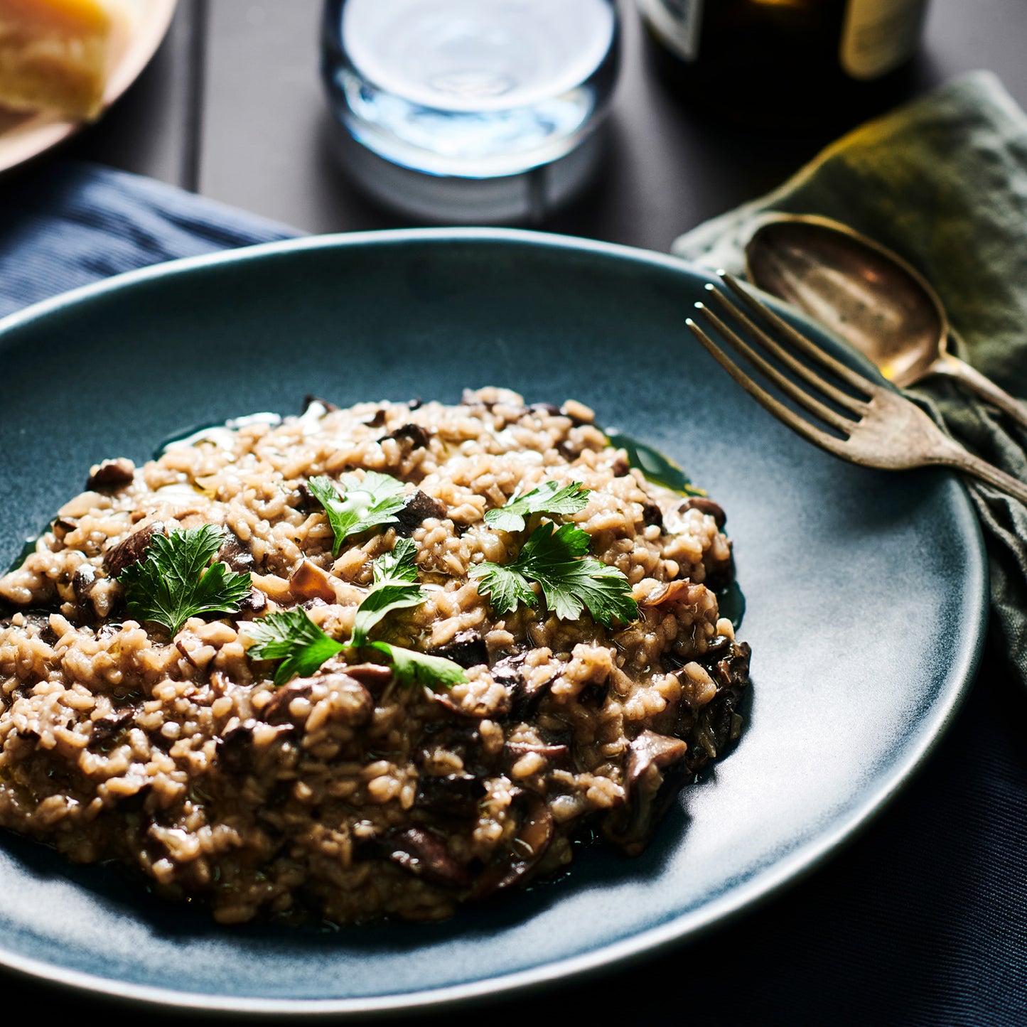 Mushroom, Thyme & Parmesan Risotto